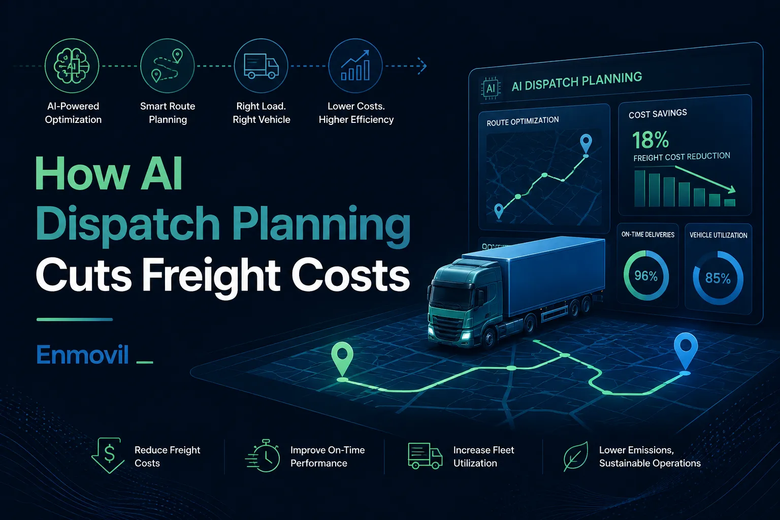 How AI Dispatch Planning Cuts Freight Costs 