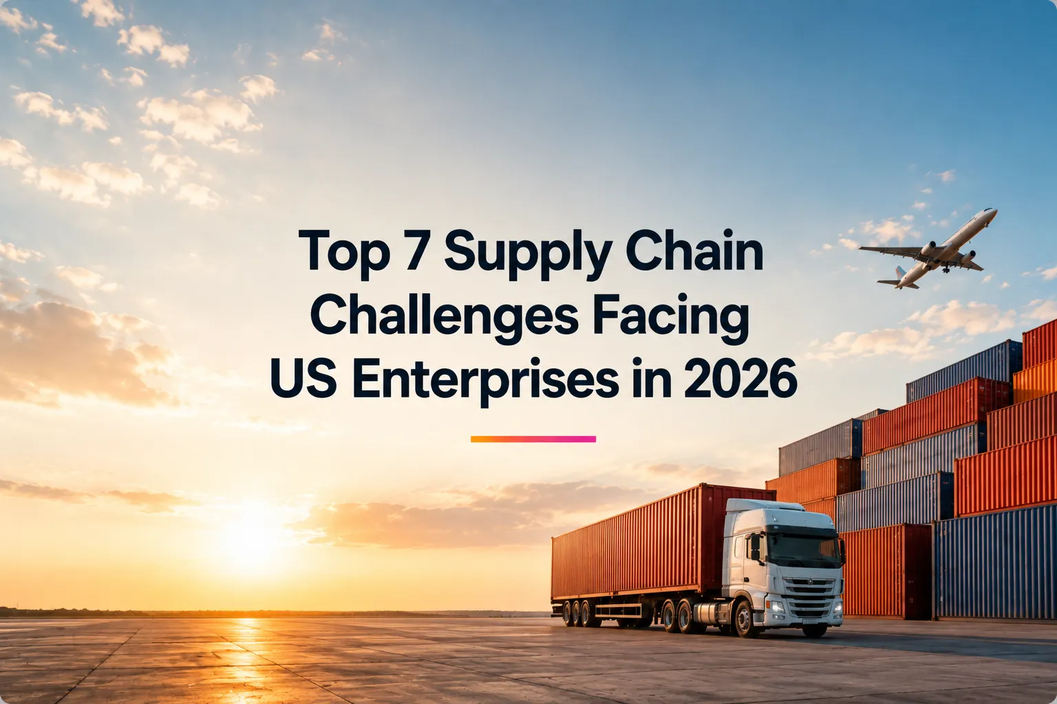 Top 7 Supply Chain Challenges Facing US Enterprises in 2026